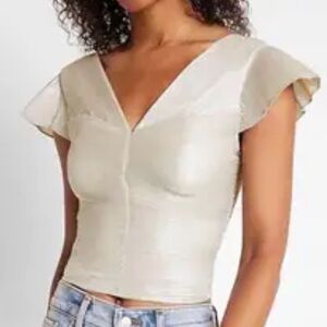 Express Flutter-sleeve Blouse